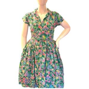 Bernie Dexter Holiday Kelly Dress Size 3X